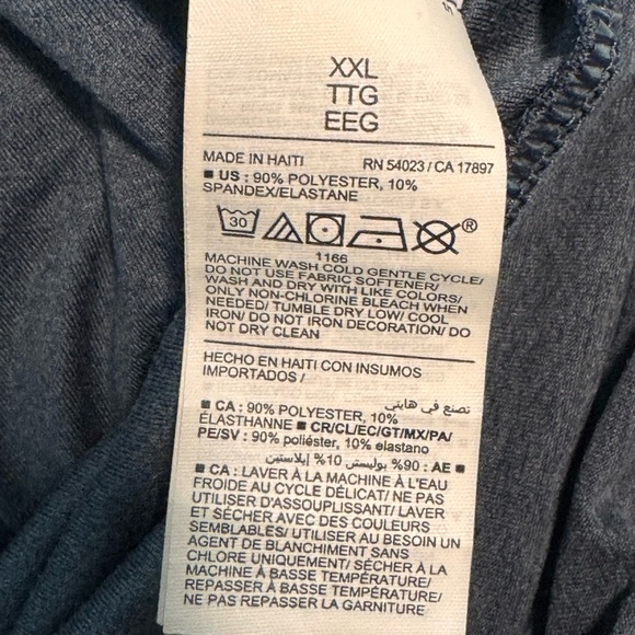 Old Navy Active Cloud Motion Wide Leg Pants Go-Dry Steel Blue XXL - Picture 16 of 16